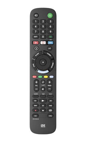 One For All TV Replacement Remotes URC 4912 Fernbedienung IR Wireless Drucktasten