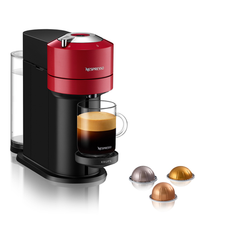 Krups Vertuo Next XN910510 Kaffeemaschine Halbautomatisch Pad-Kaffeemaschine 1,1 l (Rot)