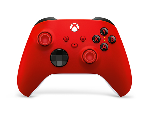 Microsoft Pulse Red Rot Bluetooth/USB Gamepad Analog / Digital Xbox, Xbox One, Xbox Series S, Xbox Series X