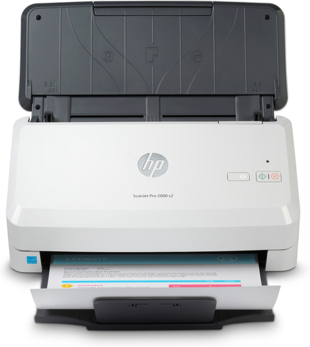 HP Scanjet Pro 2000 s2 Sheet-feed Scanner Scanner mit Vorlageneinzug 600 x 600 DPI A4 Schwarz, Wei&szlig;