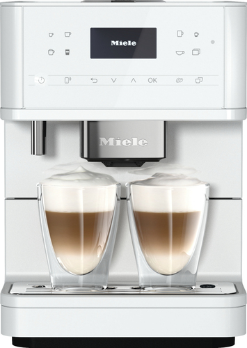 Miele CM 6160 MilkPerfection Vollautomatisch Kombi-Kaffeemaschine 1,8 l (Silber, Weiß)