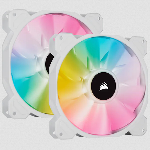 Corsair SP140 RGB ELITE Computergeh&auml;use Ventilator 14 cm Wei&szlig; 2 St&uuml;ck(e)