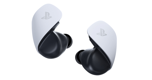 Sony PULSE Explore Kopfhörer Kabellos im Ohr Gaming Bluetooth Schwarz, Weiß (Schwarz, Weiß)