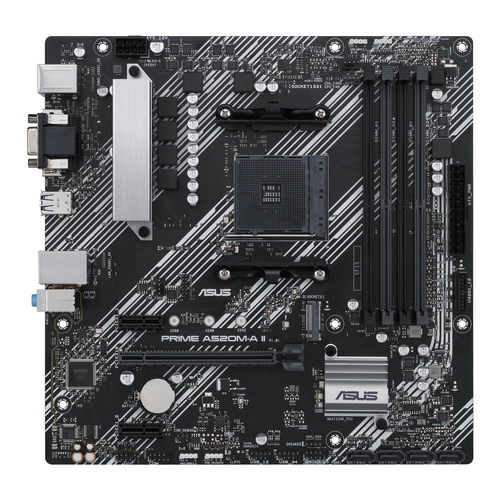 ASUS PRIME A520M-A II AMD A520 Socket AM4 micro ATX