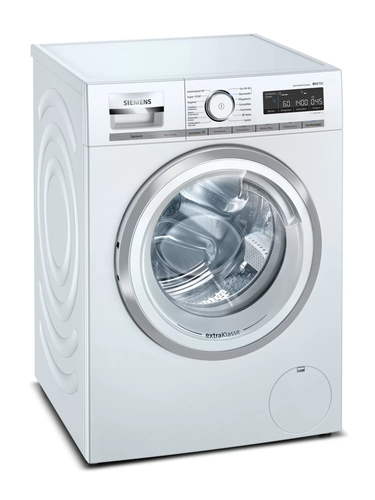 Siemens iQ700 WM14VM93 Waschmaschine Frontlader 9 kg 1400 RPM A Aluminium, Weiß (Aluminium, Weiß)