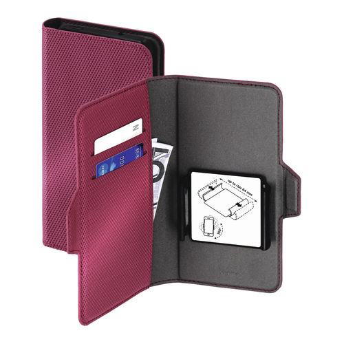 Hama Smart Move - Metallic Handy-Schutzhülle Folio Rot
