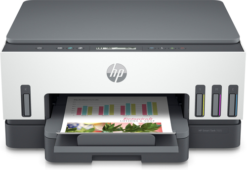 HP Smart Tank 7005 All-in-One, Drucken, Kopieren, Scannen, Wireless, Scannen an PDF (Grau, Weiß)