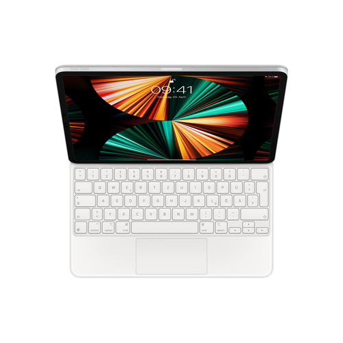 Apple MJQL3D/A Tastatur für Mobilgeräte Weiß QWERTZ Deutsch (Weiß)