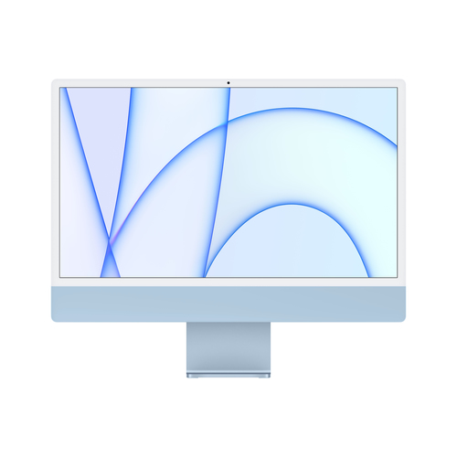 Apple iMac Apple M 61 cm (24 Zoll) 4480 x 2520 Pixel 8 GB 256 GB SSD All-in-One-PC macOS Big Sur Wi-Fi 6 (802.11ax) Blau