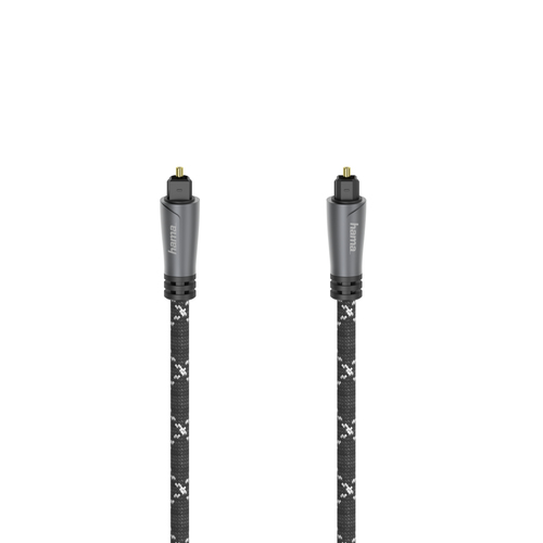 Hama 00205140 Audio-Kabel 3 m TOSLINK Schwarz, Grau