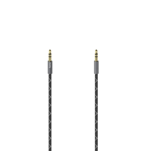 Hama 00205129 Audio-Kabel 0,75 m 3.5mm Schwarz, Grau