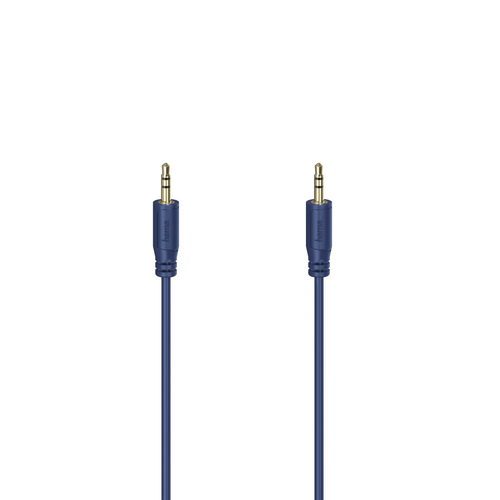 Hama Flexi-Slim Audio-Kabel 0,75 m 3.5mm Blau