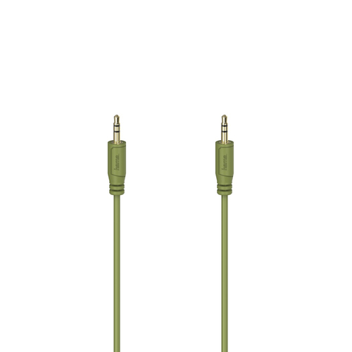 Hama Flexi-Slim Audio-Kabel 0,75 m 3.5mm Gr&uuml;n