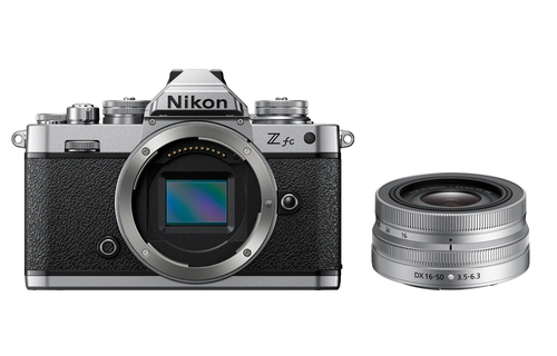 Nikon Z fc + 16-50 VR MILC 20,9 MP CMOS 5568 x 3712 Pixel Schwarz, Silber