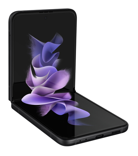 Samsung Galaxy Z Flip3 5G SM-F711B 17 cm (6.7 Zoll) Android 11 USB Typ-C 8 GB 128 GB 3300 mAh Schwarz (Schwarz)