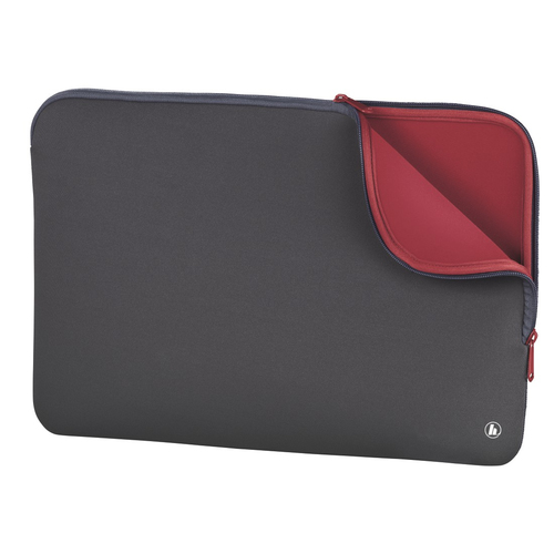 Hama Neoprene Notebooktasche 33,8 cm (13.3 Zoll) Schutzhülle Grau, Rot