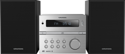 Grundig CMS 4200 Heim-Audio-Mikrosystem 120 W Schwarz, Silber (Schwarz, Silber)