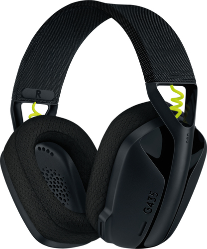 Logitech G G435 Kopfhörer Kabellos Kopfband Gaming Bluetooth Schwarz, Gelb (Schwarz, Gelb)