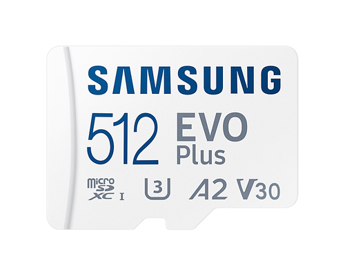 Samsung EVO Plus 512 GB MicroSDXC UHS-I Klasse 10 (Weiß)
