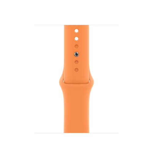 Apple MKUF3ZM/A Smart Wearable Accessoire Band Orange Fluor-Elastomer (Orange)