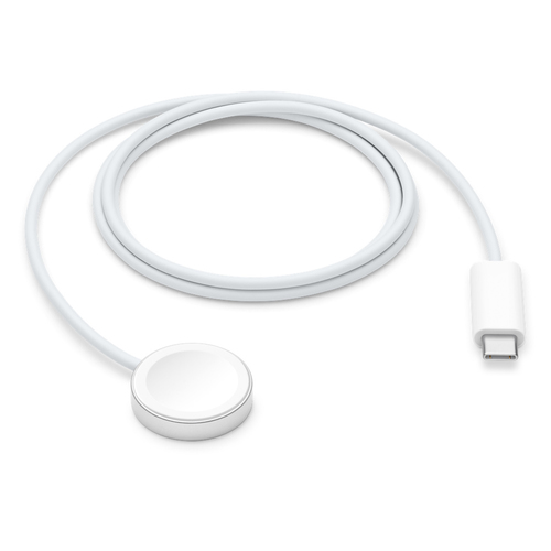 Apple Watch magnetisches Schnellladegerät auf USB‑C Kabel (1 m) (Weiß)