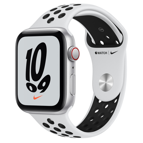 Apple Watch SE Nike 44 mm OLED 4G Silber GPS