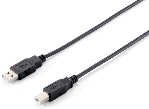 Equip 128863 USB Kabel 1 m USB 2.0 USB A USB B Schwarz