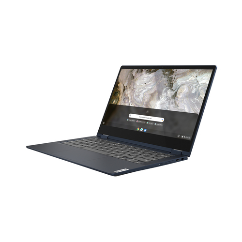 Lenovo IdeaPad Flex 5 Chromebook 33,8 cm (13.3 Zoll) Touchscreen Full HD Intel® Core™ i3 4 GB LPDDR4x-SDRAM 128 GB SSD Wi-Fi 6 (802.11ax) Chrome OS Blau