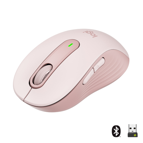 Logitech Signature M650 Maus rechts RF kabellos + Bluetooth Optisch 2000 DPI (Pink)