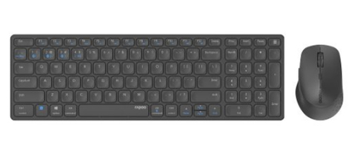 Hama 9700M Tastatur QWERTY Deutsch Grau