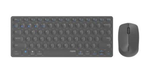 Hama 9600M Tastatur QWERTY Deutsch Grau