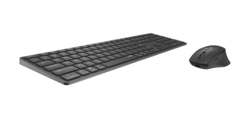 Hama 9800M Tastatur QWERTY Deutsch Grau