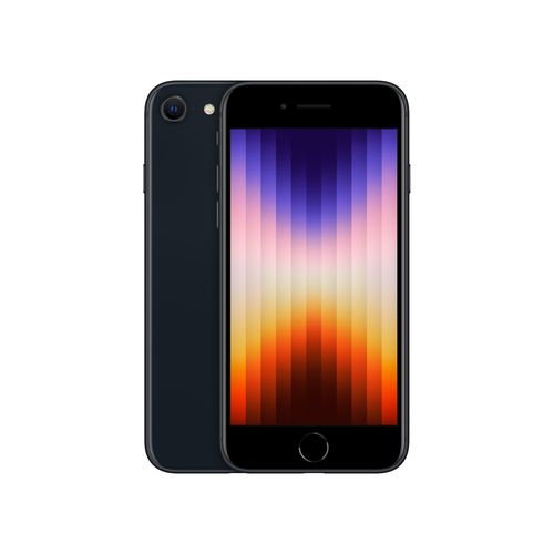 Apple iPhone SE 11,9 cm (4.7 Zoll) Dual-SIM iOS 15 5G 256 GB Schwarz (Schwarz)