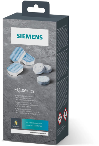 Siemens TZ80003A Kaffeemaschinenteil & -zubehör Reinigungstablette (Mehrfarbig)