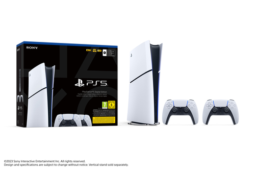 Sony Playstation 5 Slim 1,02 TB WLAN Schwarz, Weiß (Schwarz, Weiß)
