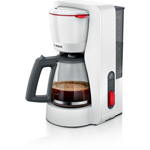 Bosch TKA3M131 Kaffeemaschine Manuell Filterkaffeemaschine 1,25 l (Weiß)
