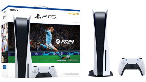 Sony PlayStation 5-Konsole – EA SPORTS FC 24-Bundle (Schwarz, Weiß)