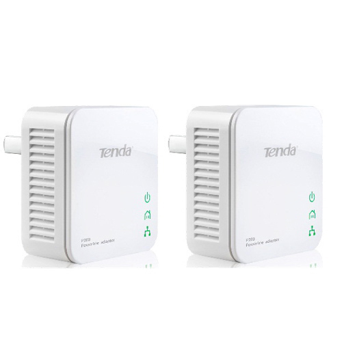 Tenda P200 Twin Pack 200Mbit/s Eingebauter Ethernet-Anschluss Wei&szlig; 2St&uuml;ck(e)