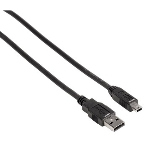 Hama USB 2.0 Connection Cable, 1.8m USB Kabel 1,8 m USB A Mini-USB B Schwarz