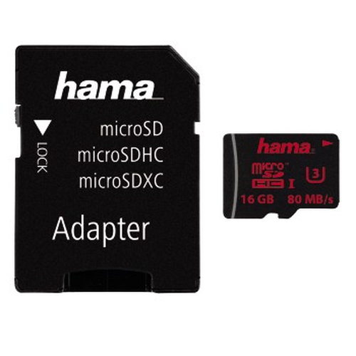 Hama 00123980 Speicherkarte 16 GB MicroSDHC UHS Klasse 3