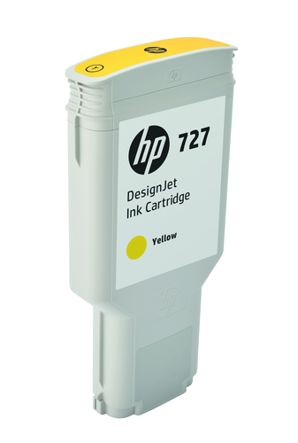 HP 727 Gelb DesignJet Tintenpatrone, 300 ml