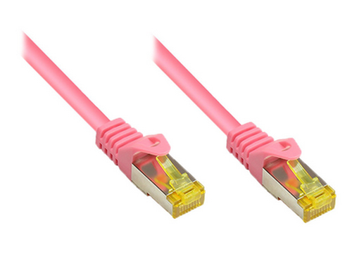 Alcasa 1m Cat 7 S/FTP 1m Cat7 S/FTP (S-STP) Magenta Netzwerkkabel