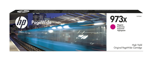 HP 973X Magenta Original PageWide Tintenpatrone mit hoher Reichweite