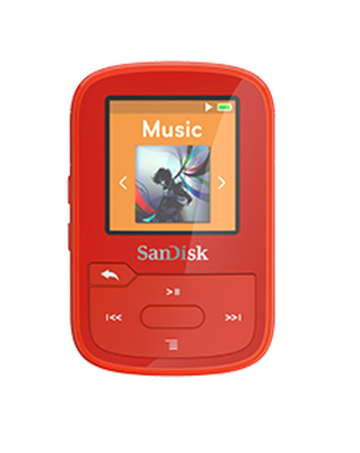 Sandisk SDMX28-016G-G46R MP3 16GB Rot MP3-/MP4-Player (Rot)