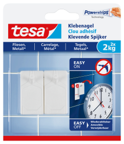 TESA 77762-00000 Rechteck Dauerhaft Weiß selbstklebendes Etikett
