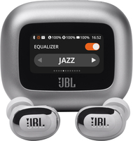 JBL Live Buds 3 Kopfhörer Kabellos im Ohr Anrufe/Musik/Sport/Alltag Bluetooth Silber (Silber)