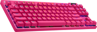 Logitech G PRO X TKL Tastatur RF Wireless + Bluetooth QWERTZ Deutsch Magenta (Magenta)