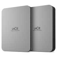 LaCie Mobile Drive (2022) Externe Festplatte 2 TB Silber (Silber)