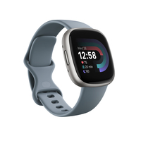 Fitbit Versa 4 Digital Touchscreen Platin GPS