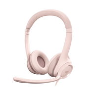 Logitech H390 Kopfhörer Kabelgebunden Kopfband Büro/Callcenter USB Typ-A Pink (Pink)